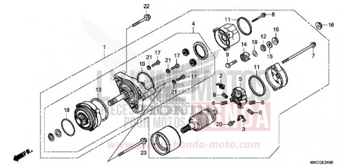 MOTEUR MARCHE ARRIERE GL1800L de 2020